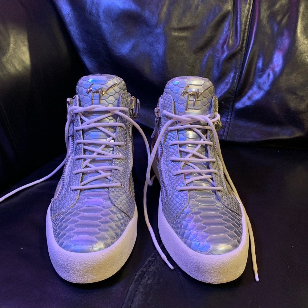 Giuseppe Zanotti Snakeskin Sneakers